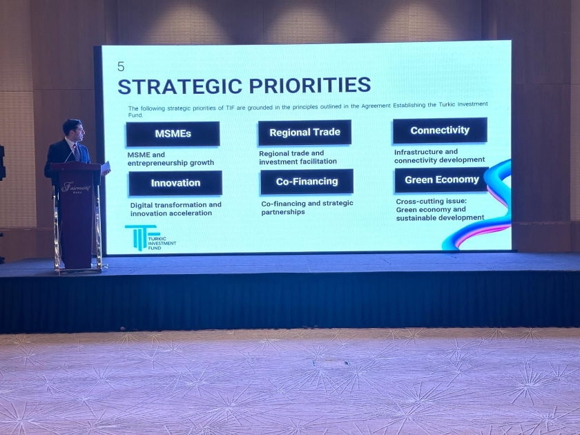 TIF General Director Presented TIF's Projections in Baku