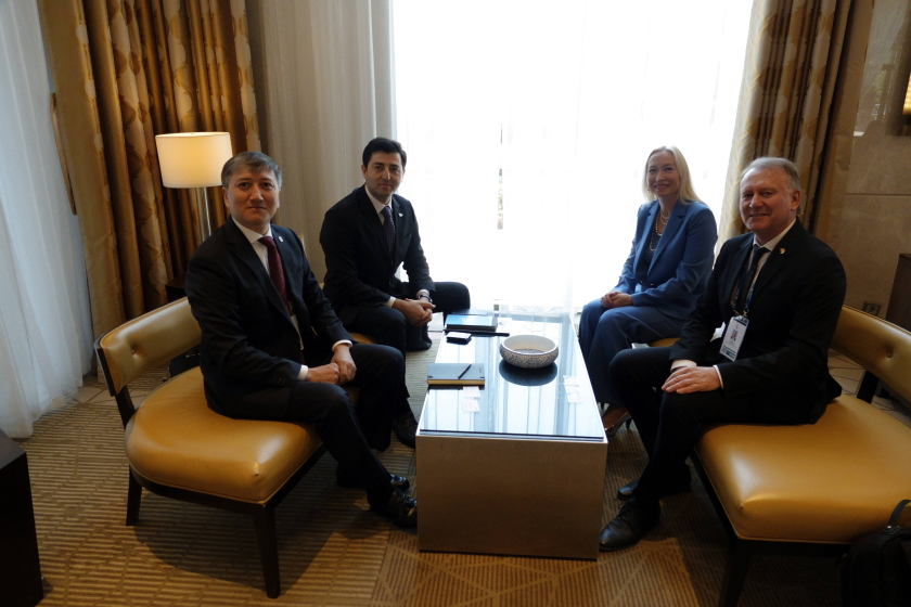 TIF and KfW Group Representatives Hold Productive Exchange During Tashkent Forum