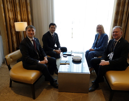 TIF and KfW Group Representatives Hold Productive Exchange During Tashkent Forum