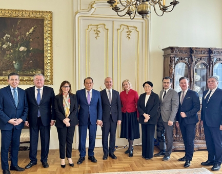 President of the Turkic Investment Fund welcomed by Ambassadors of Turkic States in Vienna