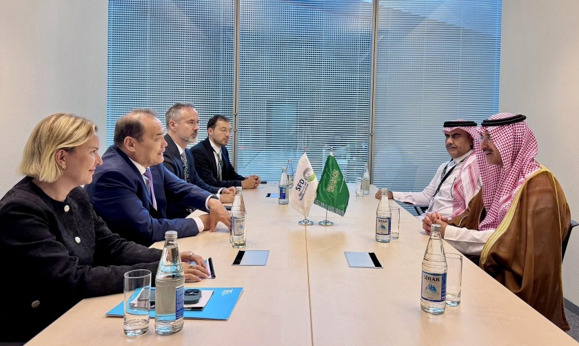 The President of TIF Met the CEO of the Saudi Fund for Development