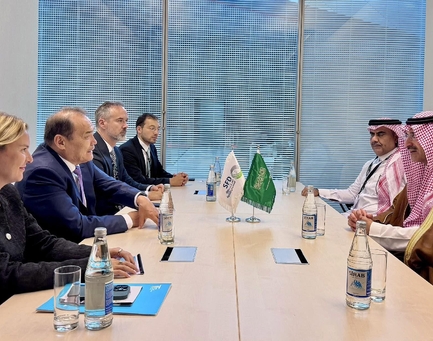 The President of TIF Met the CEO of the Saudi Fund for Development