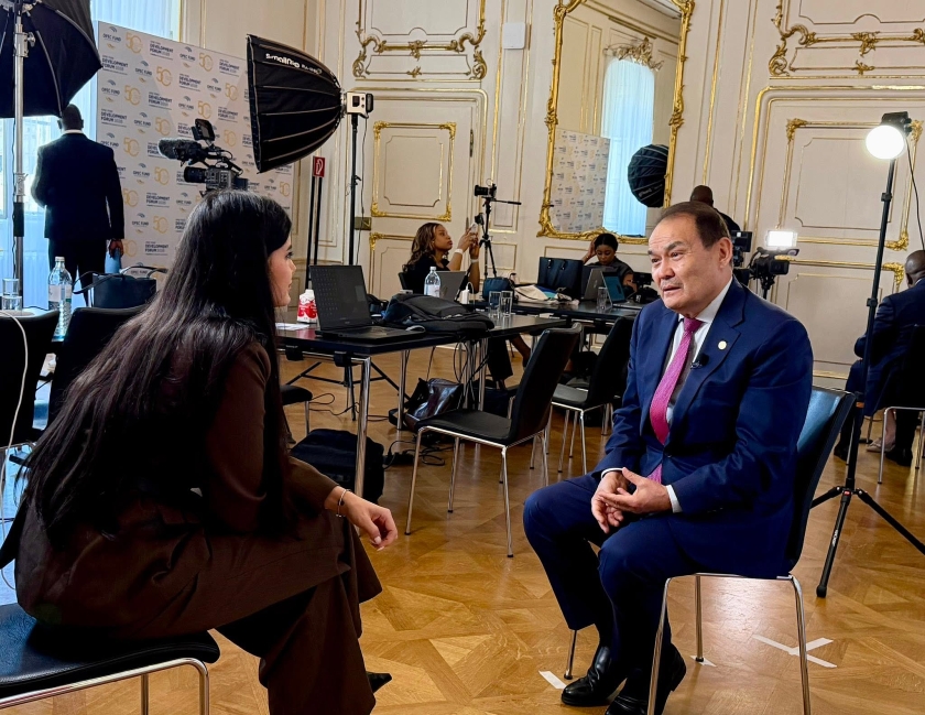 President of TIF Gives Interview to CNN Business Arabic