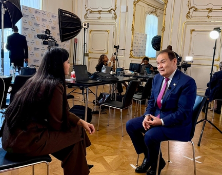 President of TIF Gives Interview to CNN Business Arabic