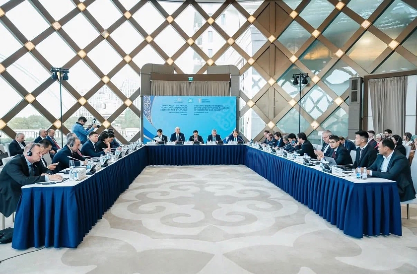 TIF President Participated in Extraordinary Meeting of TCCI in Astana