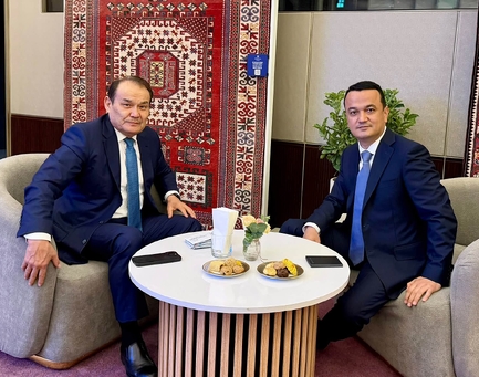 TIF President Meets with Uzbekistan’s Minister of Investment, Industry, and Trade