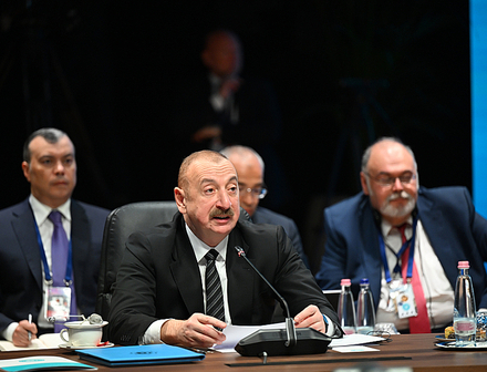 President Aliyev: TIF is expected to officially begin its operations this year