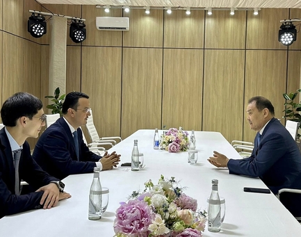 Meeting between TIF President and Uzbekistan’s Minister of Investment, Industry and Trade