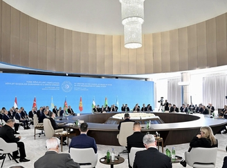 the Summit of Heads of State of the OTS, 7 October, 2025, Gabala, Azerbaijan