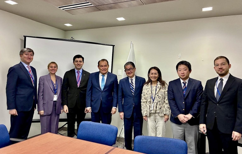 President of the Turkic Investment Fund Met JICA Senior Vice-Presidents