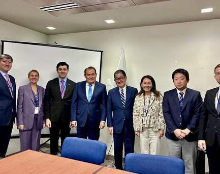 President of the Turkic Investment Fund Met JICA Senior Vice-Presidents